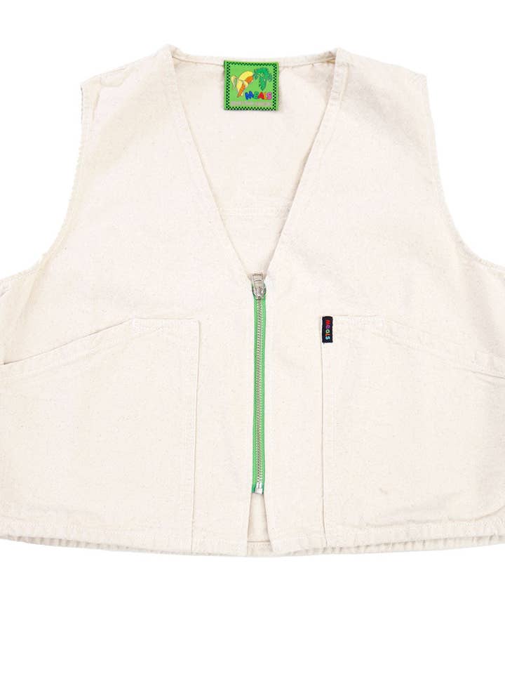 meals - Wholesale Outerwear Vest - Unisex - Flour Work Vest