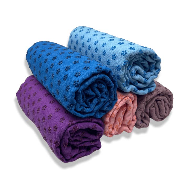 Hearth Home & Living - Wholesale Yoga Towel - Hold That Pose! Bikram, Kundalini, Hot Yoga Mat Towel
