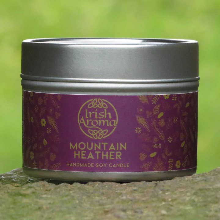 Mountain Heather - Candela di soia fatta a mano per la vendita all'ingrosso da parte di Irish Aroma