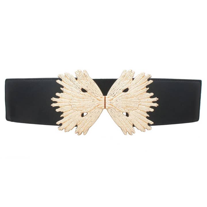 anbfashion - Wholesale Belt – Women's - Plus Size Organic Wing Open Front Elastic Belt IE-60025PLUS1