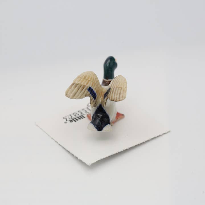 Little Critterz - Wholesale Decorative Figurine - Dabbler Mallard Duck Porcelain Miniature1
