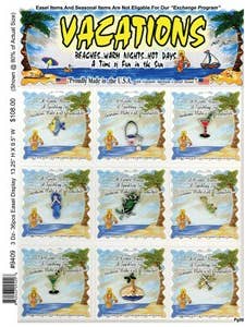 9409 Vacations Easel Display for wholesale by Thoughtful Little Angels