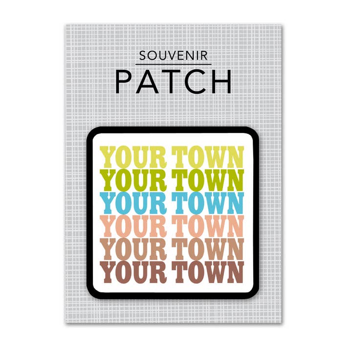 Rock Scissor Paper - Wholesale Patch - Personalized City Iron-on Patch - Supergraphics Repeat