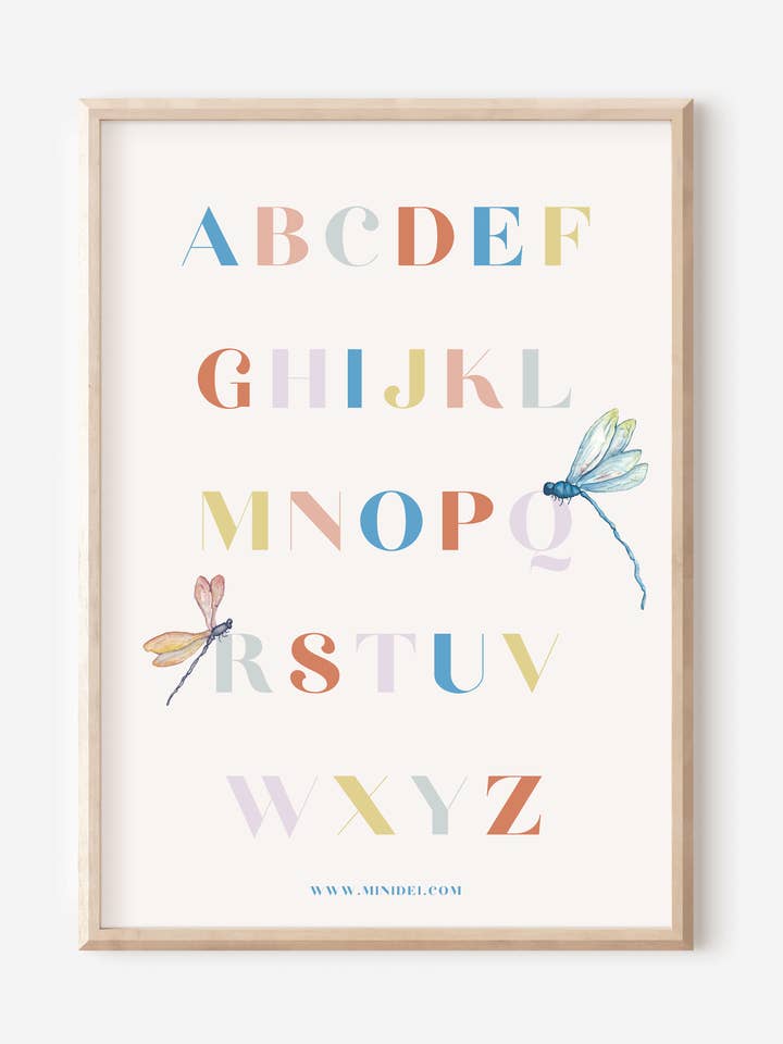 Abc Poster For The Nursery for wholesale by MiniDei