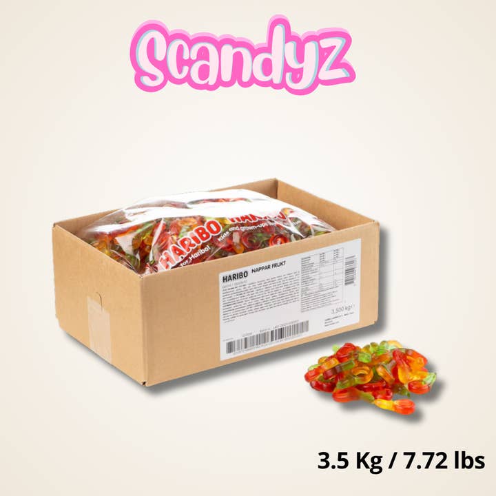 Haribo Fruit Rings 3.5 kg for wholesale by scandyz