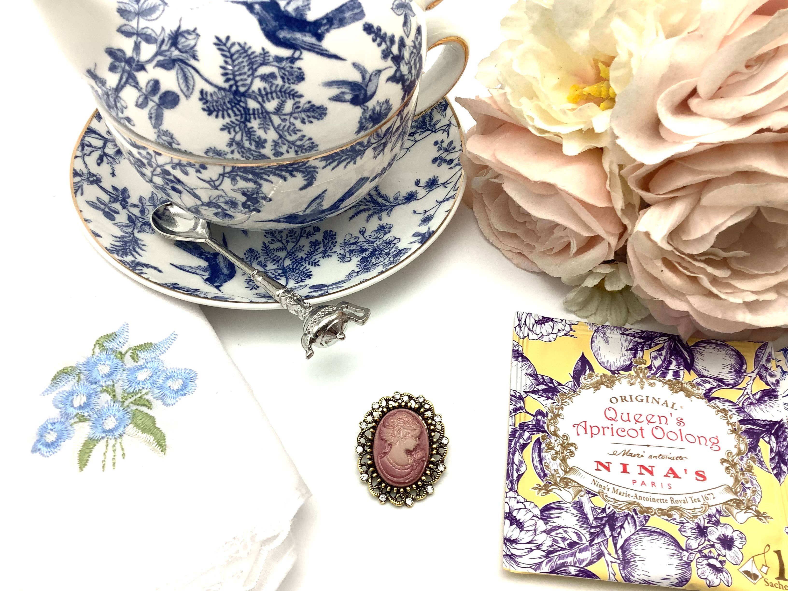 All Little Cute Things – wholesale Brosch – Jane Austen Cameo Assortment Pin Lapel Brosch med presentförpackning 0