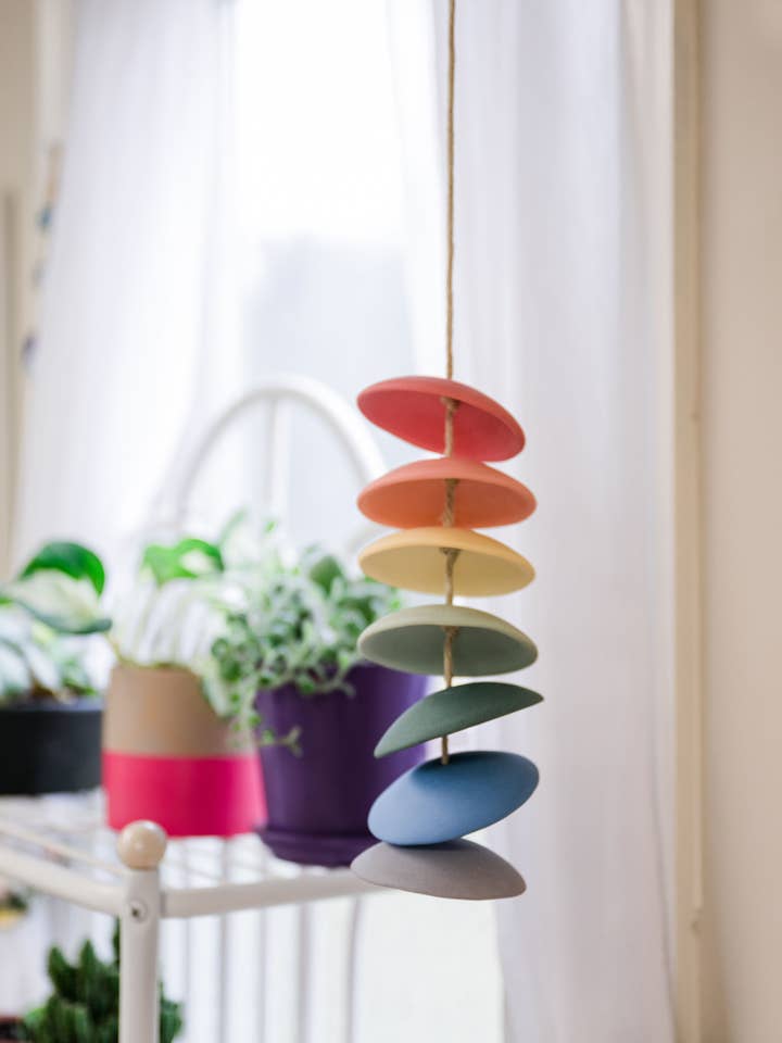 Rainbow Chimes - Handcrafted Pottery for wholesale by Fettle & Fire