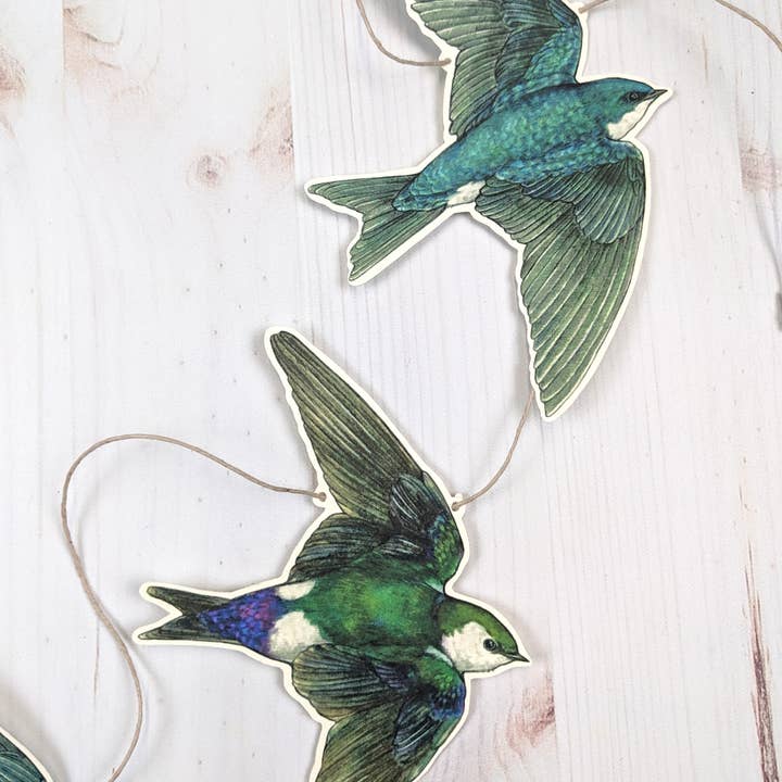 Sarah Draws Things - Wholesale Bunting/Garland - Swallow Illustrated Garland5