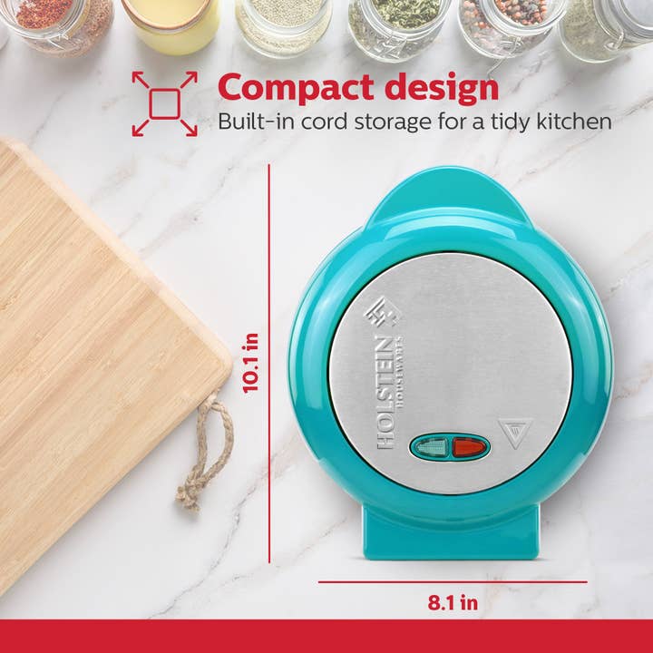 Holstein Housewares - Wholesale Kitchen Appliance - Easy Fast Breakfast Omelet Maker for Pancakes & Treats45