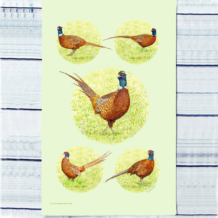 Torchon Faisans pour la vente par Robinson Collection