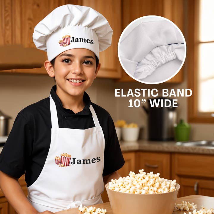 Gradzo - Wholesale Apron – Kids - Personalized Kids Chef Hat - Custom Kitchen Gear - Hotdogs2