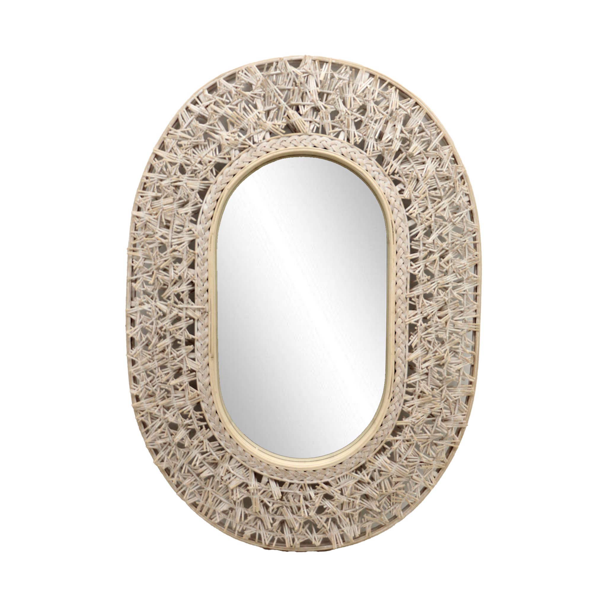 Paris Loft Inc - Wholesale Wall Mirror - PARISLOFT Boho Bamboo Frame Mirror1