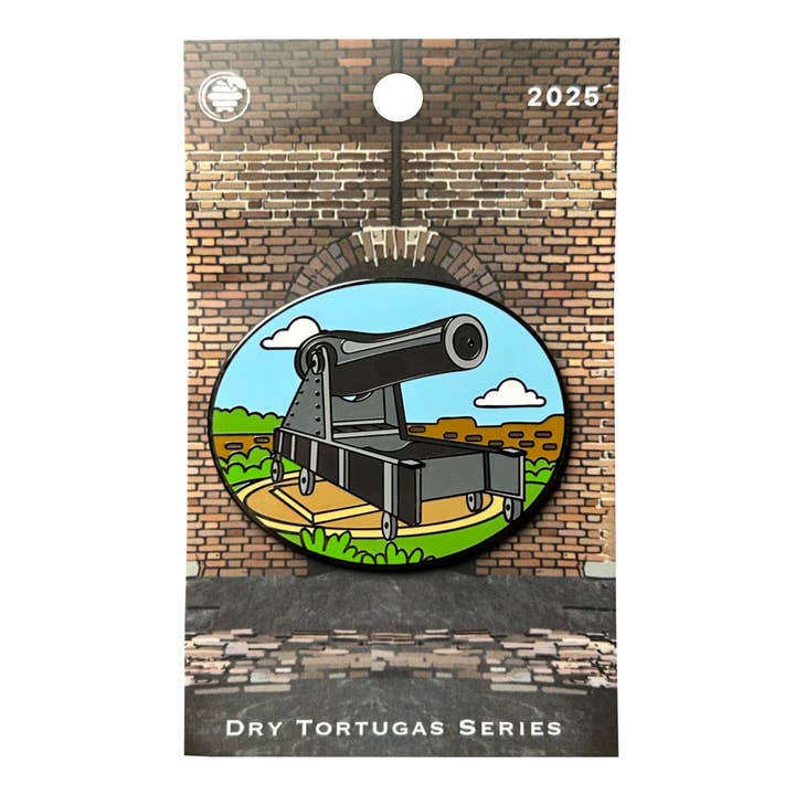 Rodman Gun Enamel Pin - Dry Tortugas for wholesale by Pin Hive LLC