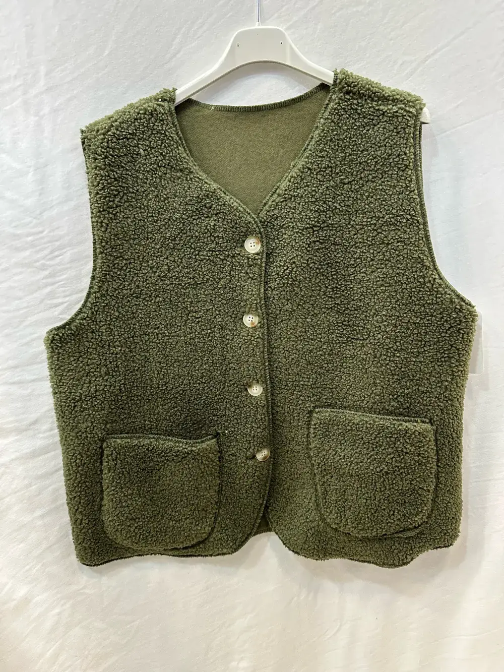 Mimi & Gogo - Vente Veste sans manches – femme - Gilet moumoute sans manches @6108_GiMoumoute7