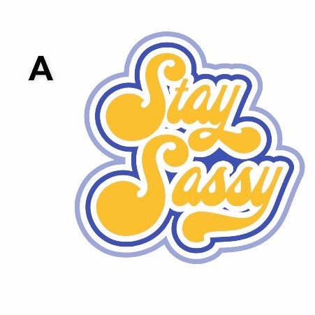 Aufkleber „Stay Sassy“ | Lustige Computer-Sticker für den Großhandel von WritingLoveShop
