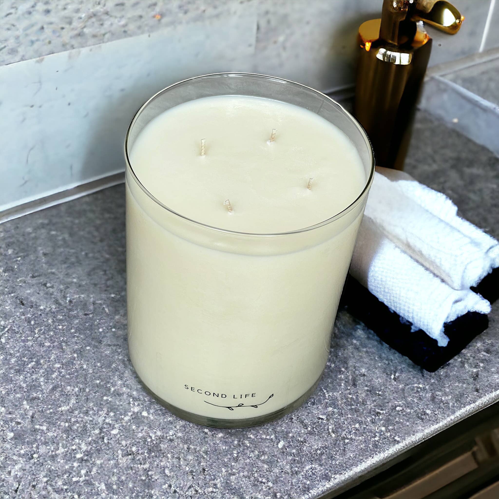 Second Life Candles - Venta al por mayor Velas en tarros - Vela grande de hogar de 100 oz personalizada5