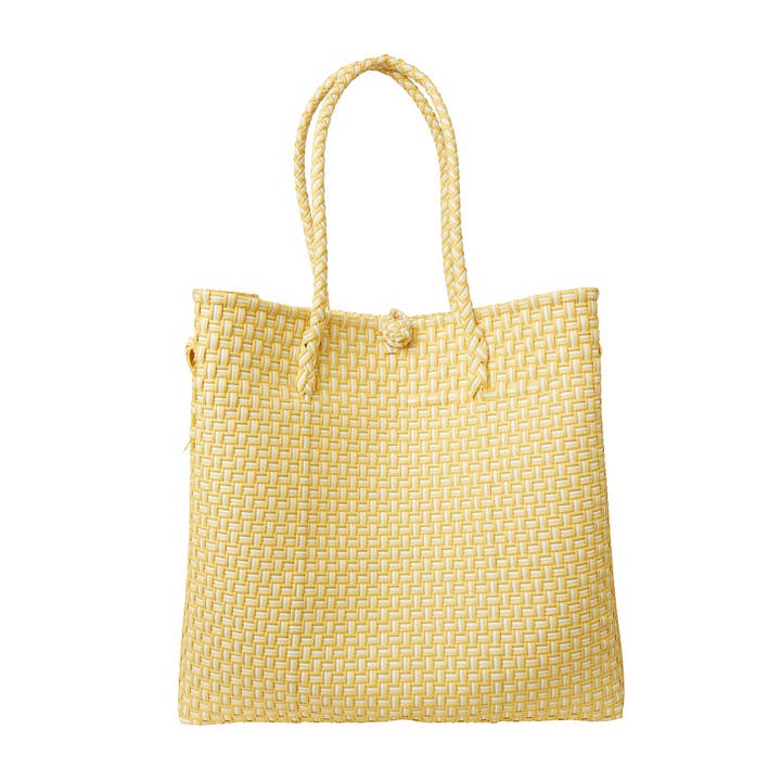 Sacola Maxi Ella · Xadrez Amarelo por atacado de Sarah Stewart