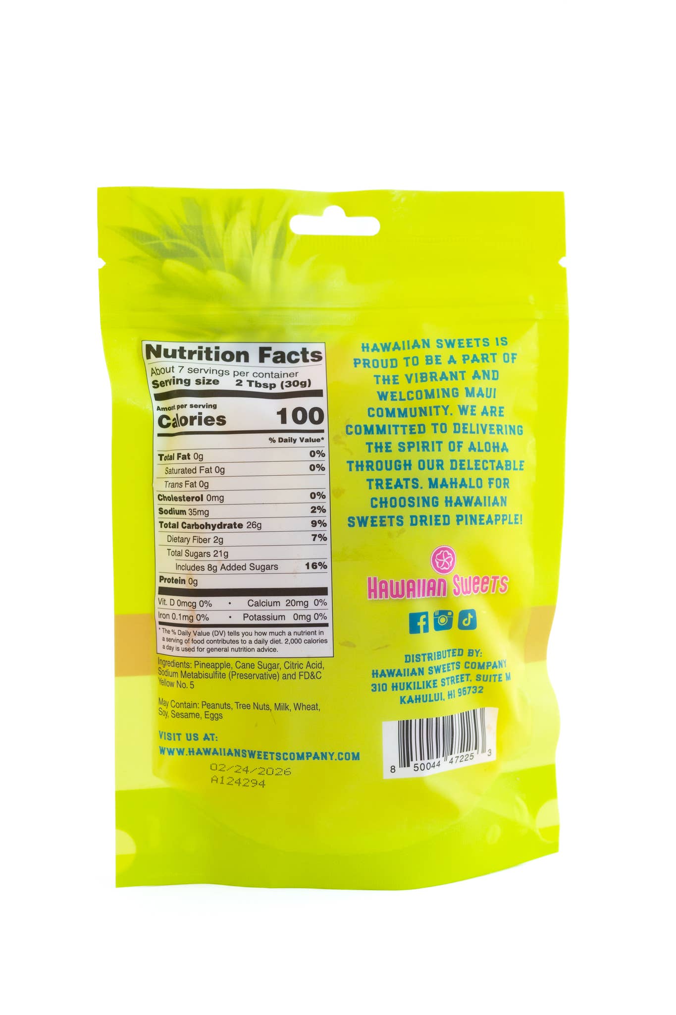 Hawaiian Sweets - Wholesale Dried/Dehydrated Fruit - DRIED FRUIT | PINEAPPLE RINGS2