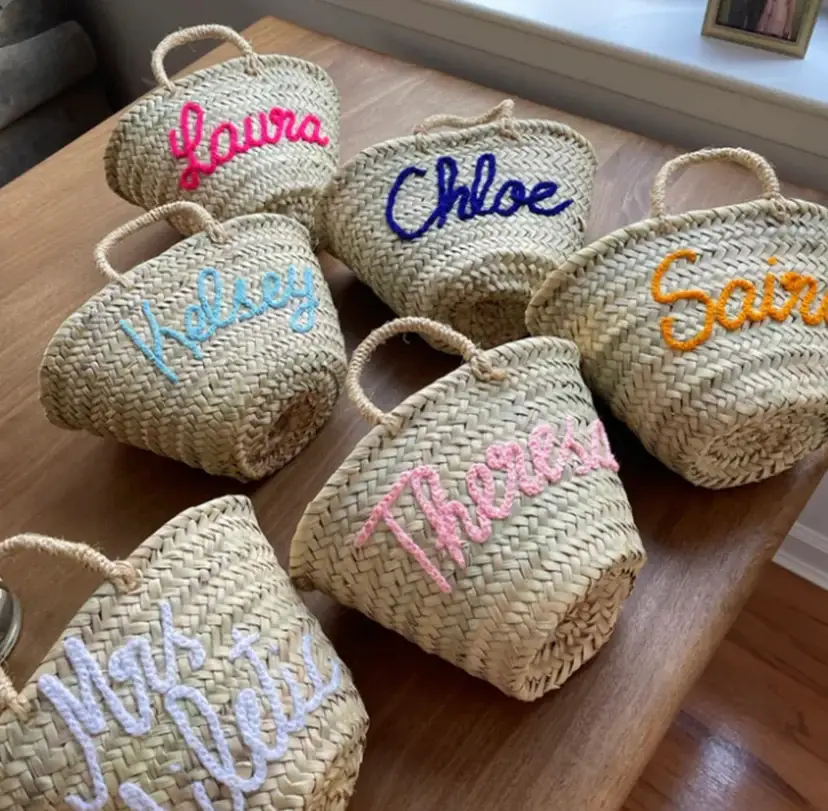 High crafty – wholesale Basket – Kids & baby – Kids Custom Straw Basket – Small Handwoven Wicker Bag 3