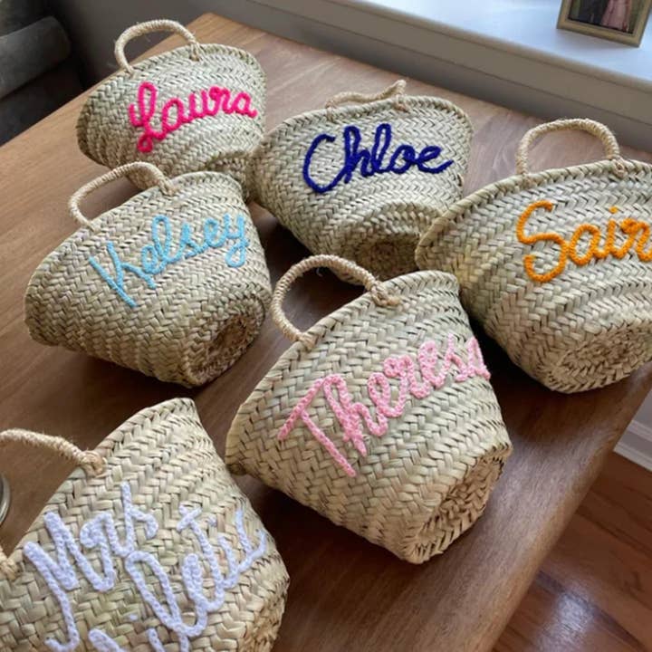 High crafty – wholesale Basket – Kids & baby – Kids Custom Straw Basket – Small Handwoven Wicker Bag 3