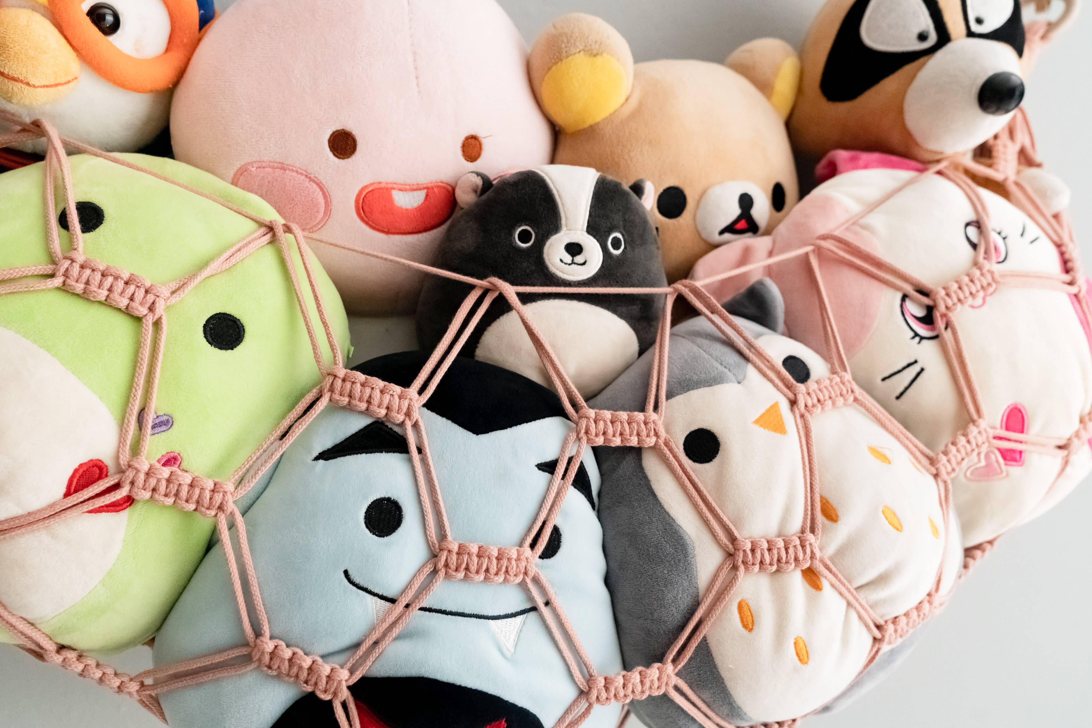 BeanDaikon – wholesale Toy storage box – Kids & baby – Boho Macrame Toy Storage Hammock I2514