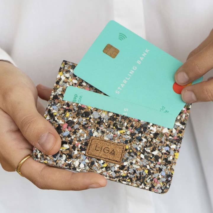 Eco Card Holder - Beach Clean | Recycled Sustainable Gifts for wholesale by LIGA