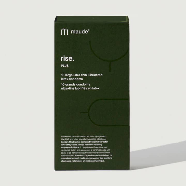 Ultra-thin condoms, 10 large - Rise PLUS, stocking stuffers. for wholesale by maude