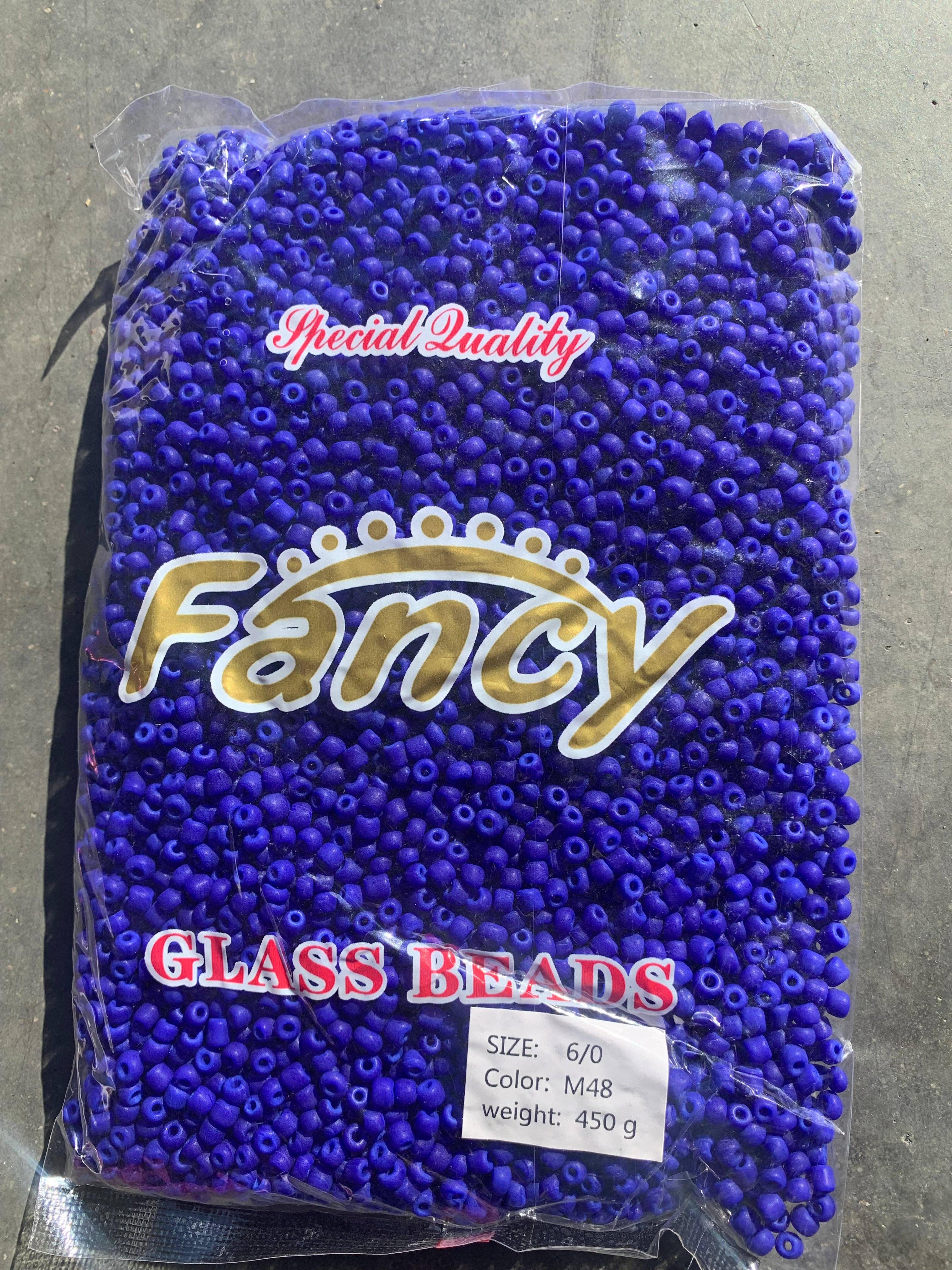 MaddieMayShop - Venta al por mayor Cuentas - Perlas de semillas 6/0, perlas de semillas a granel, perlas de vidrio esmerilado de 450 gramos15