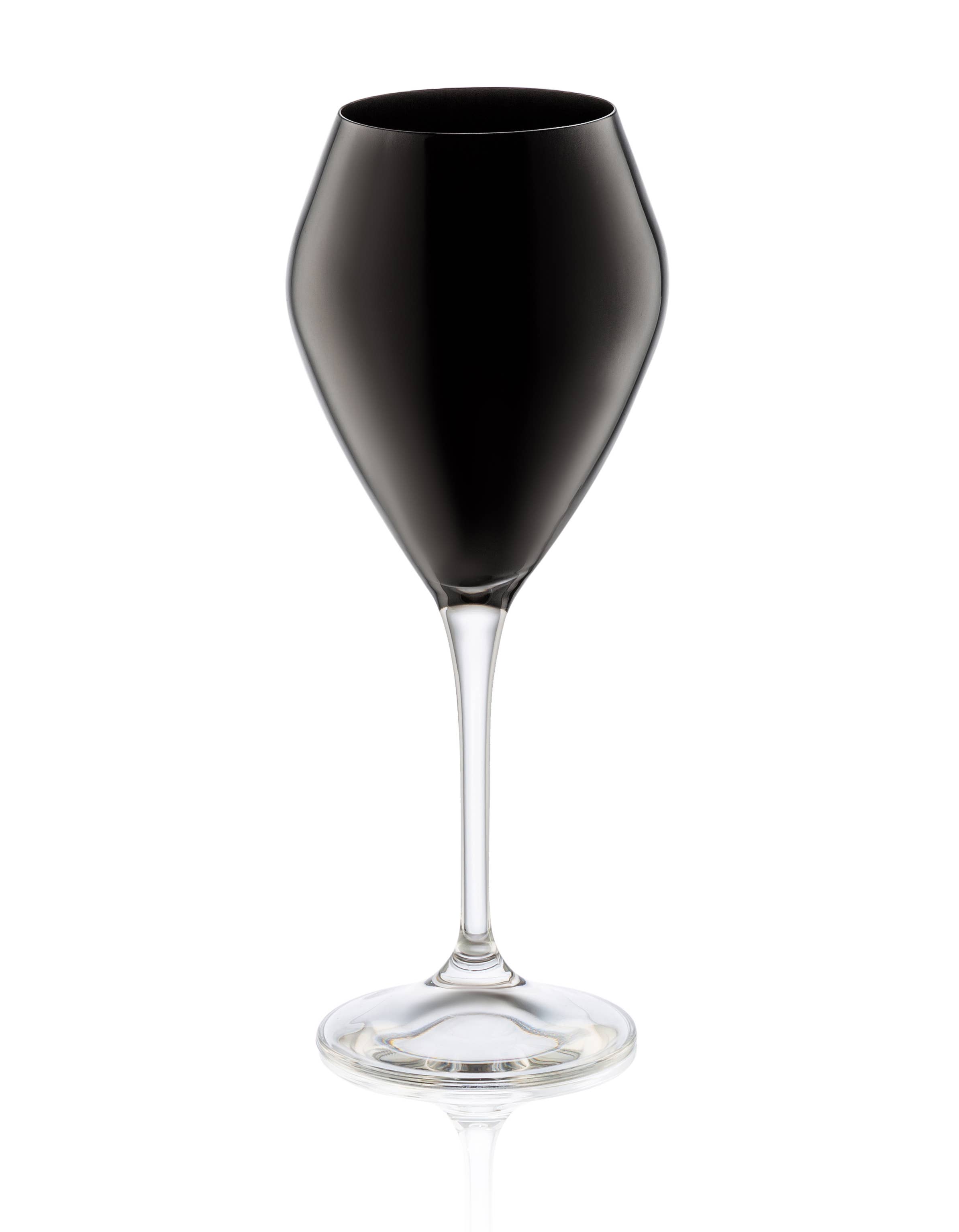 CLASSIC TOUCH DECOR INC. - Wholesale Wine Glass - Black Wine Glass - Set Of Six3