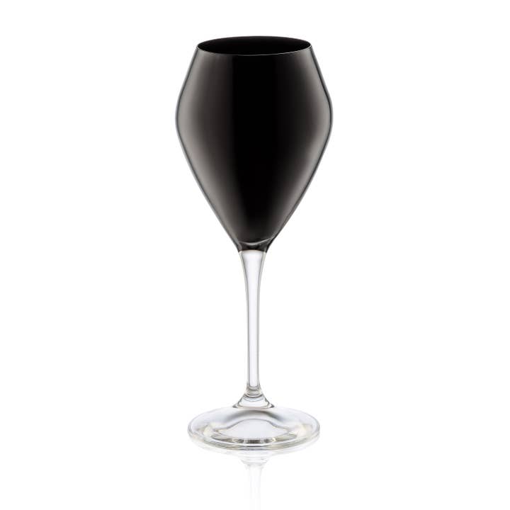 CLASSIC TOUCH DECOR INC. - Wholesale Wine Glass - Black Wine Glass - Set Of Six3