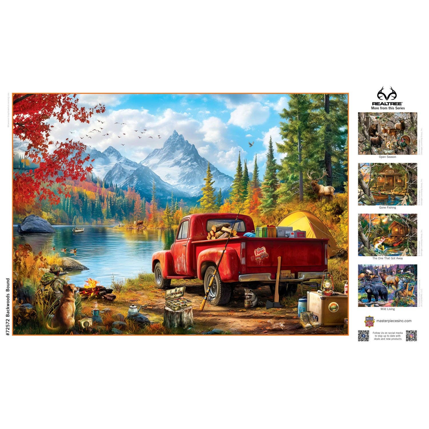 Masterpieces Puzzles - Wholesale Puzzle - Adult - Realtree - Backwoods Bound 1000 Piece Jigsaw Puzzle3
