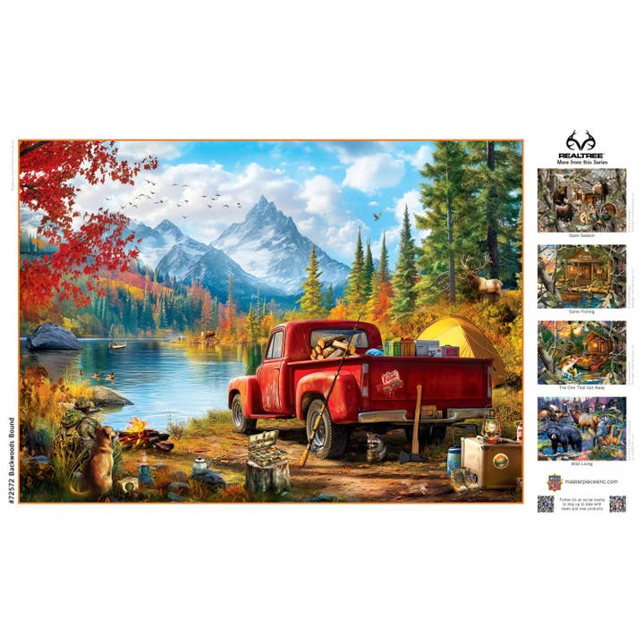 Masterpieces Puzzles - Wholesale Puzzle - Adult - Realtree - Backwoods Bound 1000 Piece Jigsaw Puzzle3