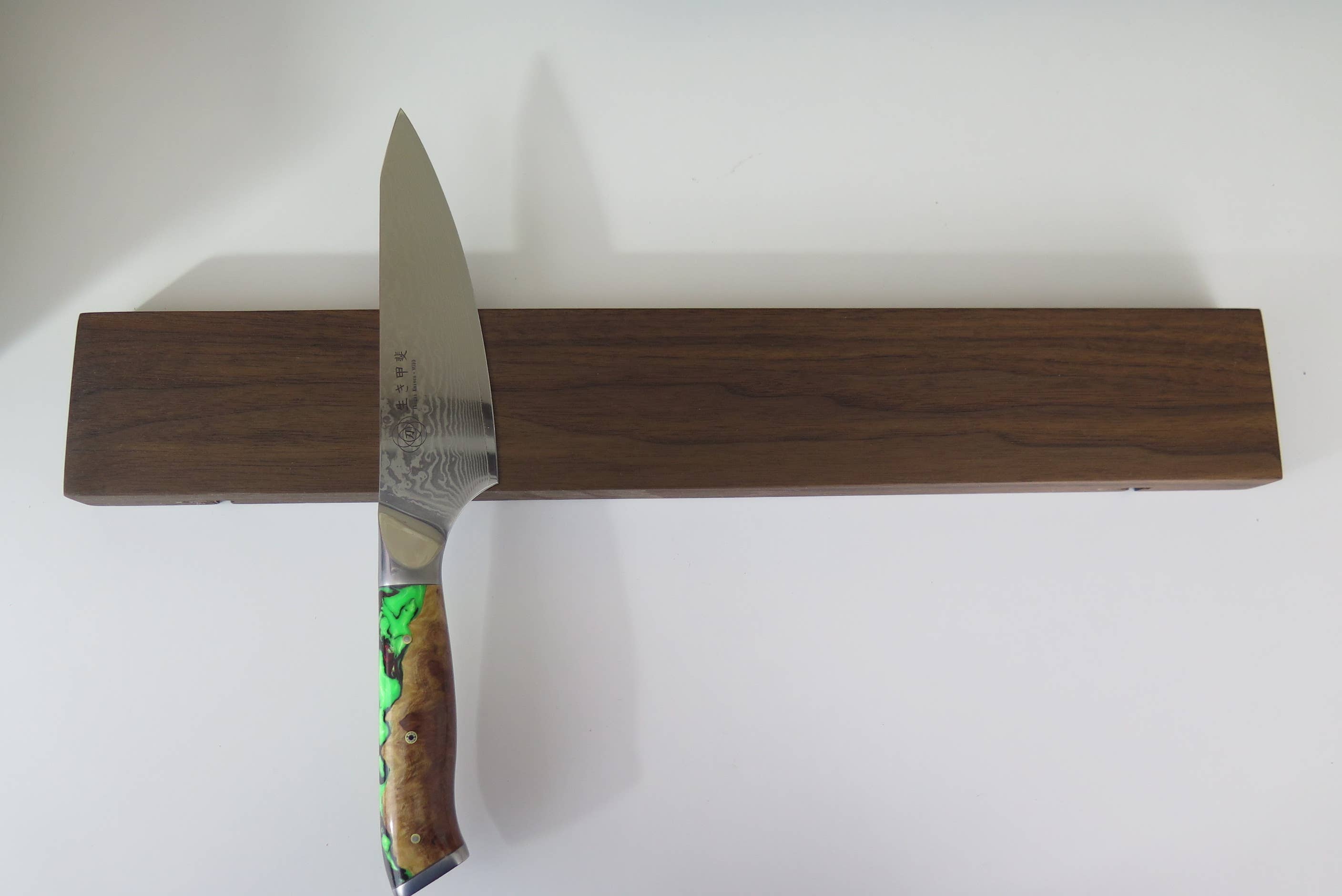 Ikigai Knives - Wholesale Knife Storage - Walnut Magnetic Knife rack7