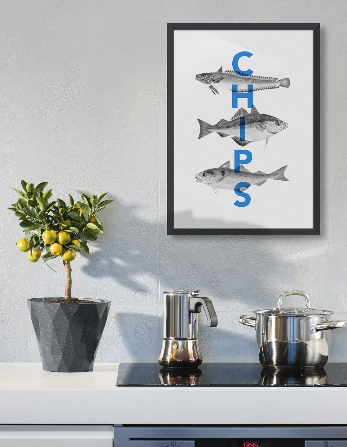 Rocket Jack – wholesale Art print – Fish and chips2