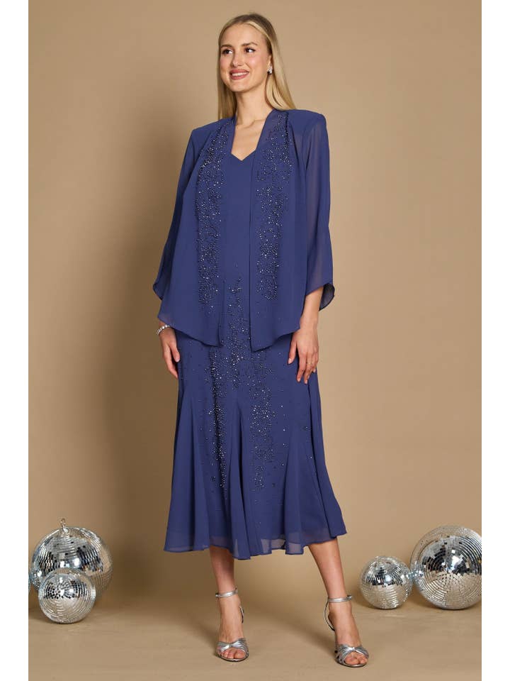 Kos Couture - Wholesale Dress – Women's - Plus Size Long Mother Of The Bride Dress35