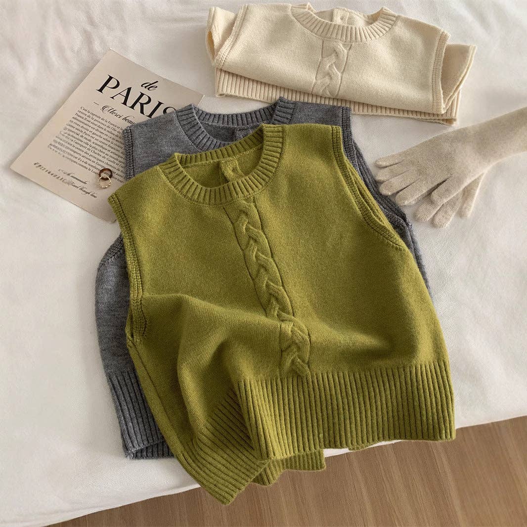 Marayn – Engroshandel Strikvest/slipover – Kvinder – Chic fransk strikvest forår/efterår lag-på-lag essentiel15