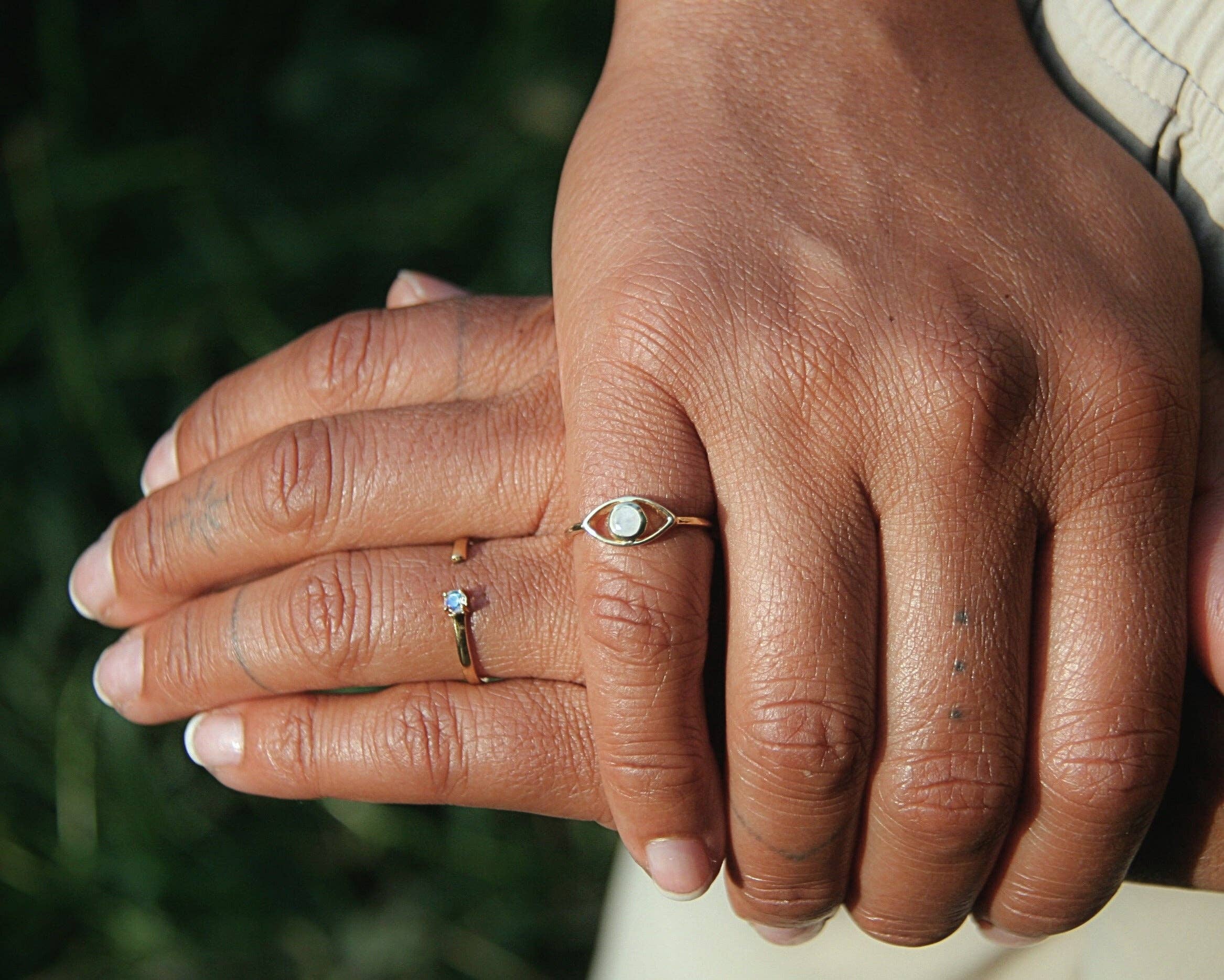 Heart and Lotus Sterling Silver Jewelry - Wholesale Single Stone/Solitaire Ring - Sterling Silver Labradorite Ring – You are Enough6