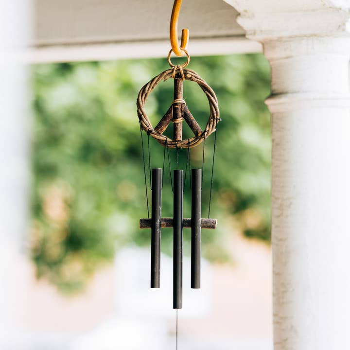 Ten Thousand Villages - Wholesale Wind Chime - * Peace Sign Wind Chime *