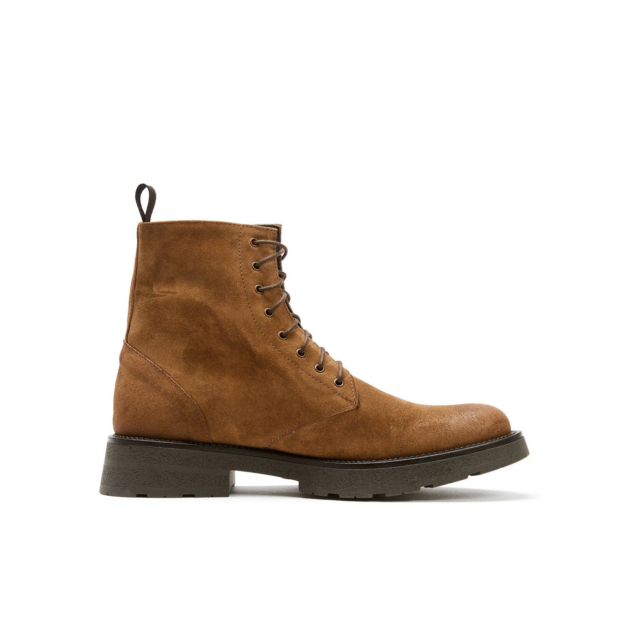 Frank Daniel – Großhandel Chelsea Boots – Herren – Kastanienbraune Stiefel für Herren. Hergestellt in Italien5