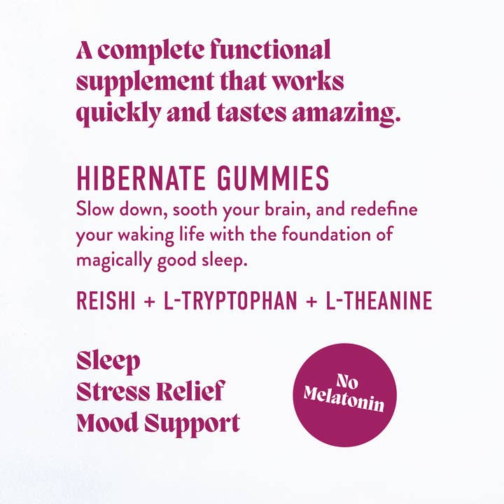 Microjoy - Wholesale Oral Supplement/Vitamin - Hibernate Mushroom Gummies (5) / Vegan Supplement / Sleep2