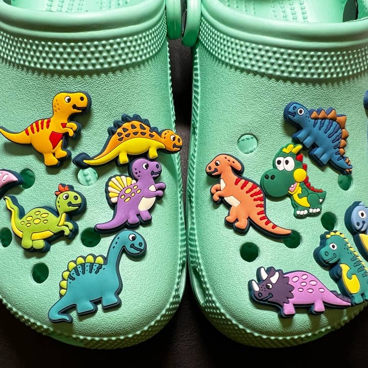JuliesDecal - Wholesale Shoe Accessories - Pick your own Cartoon Dinosaurs shoe charms