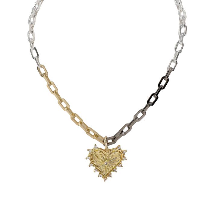 Love, Lisa - Wholesale Pendant/Charm Necklace - Sarah Must Have Heart Necklace