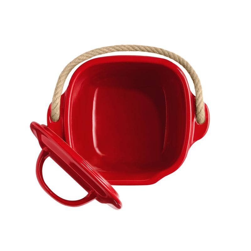 HAUS – wholesale Kitchen tool/gadget – Emile Henry Compost Bin - Burgundy1