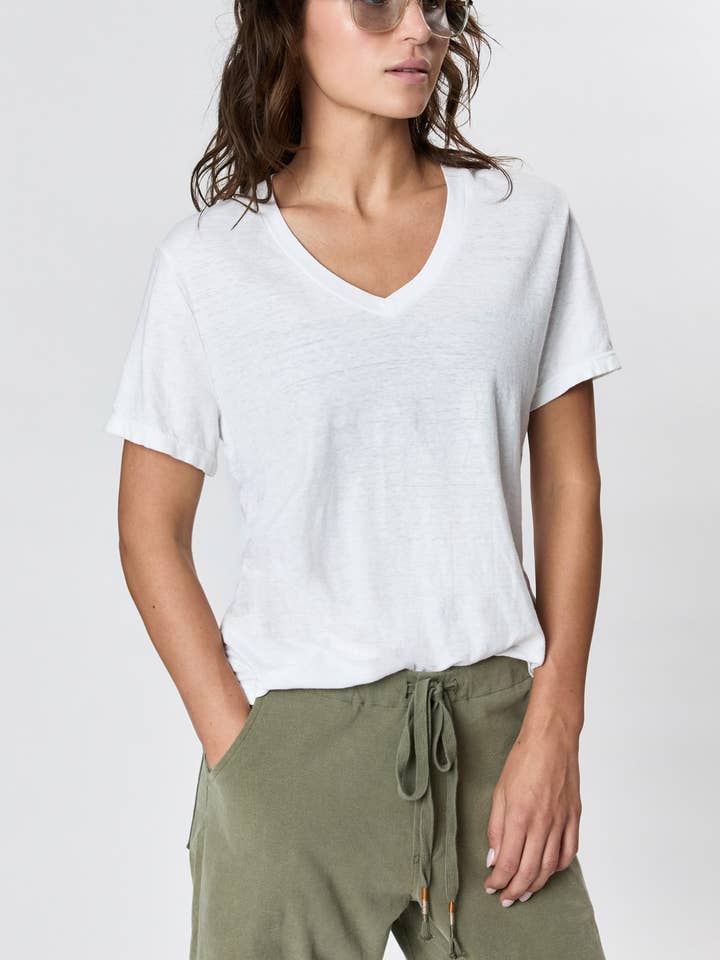 Hemp V Neck for wholesale by Ragabond Studio