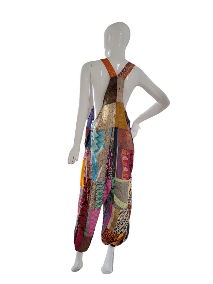 Evergreen Guardian Imports - Wholesale Jumpsuit - Women's - SK588 Patchwork Jumpsuit7