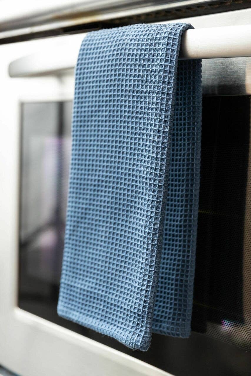 Fabstyles - Venta al por mayor Paños de cocina - Juego de 4 toallas de cocina de algodón con diseño waffle Fabstyles Broadway13