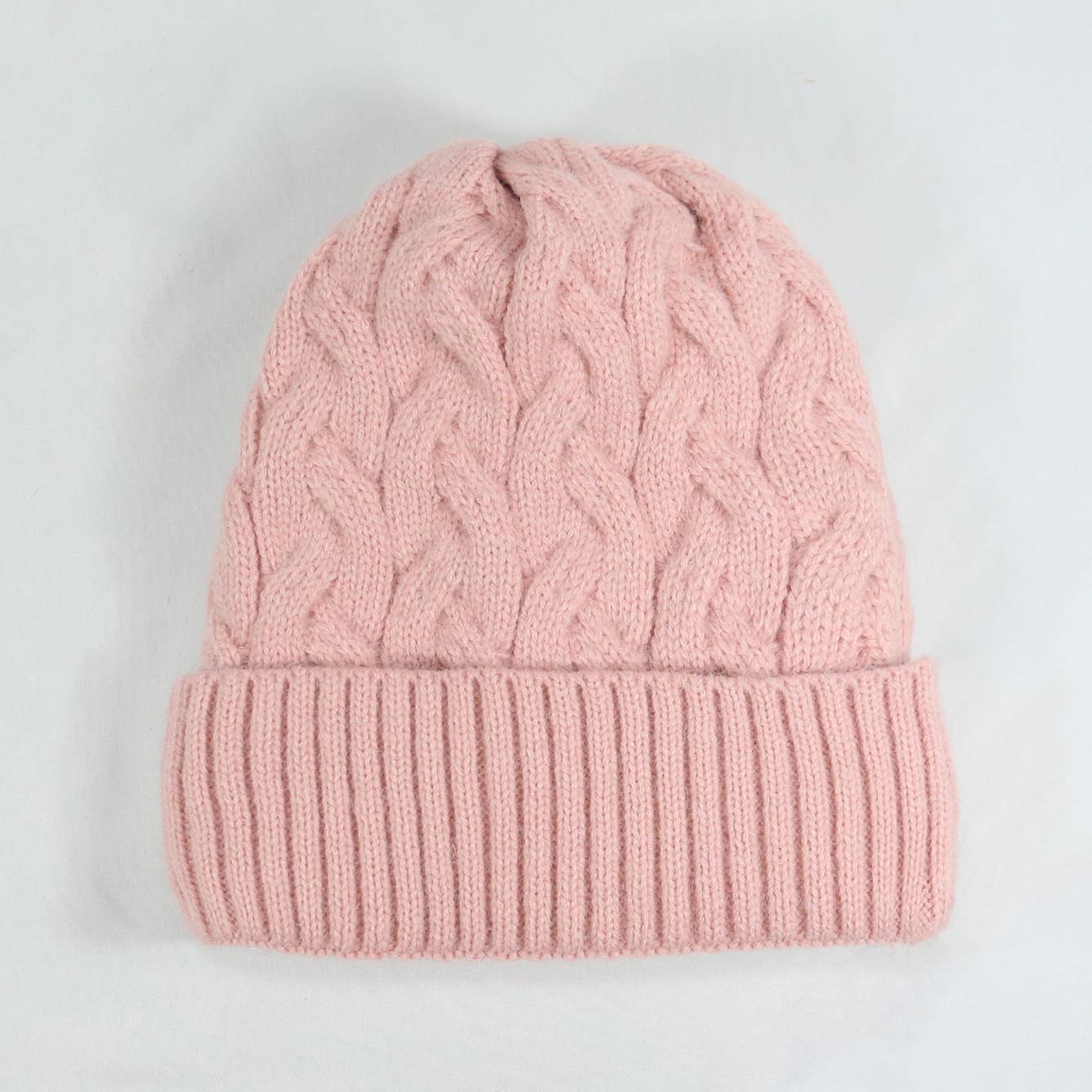 MKS America - Wholesale Beanie - Women's - Twisted satin lined knitted beanie 8 colors1