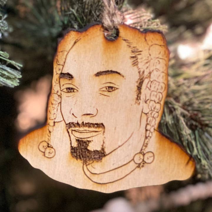 Snoop Dogg trä julprydnad för wholesale av Tree YoSelf