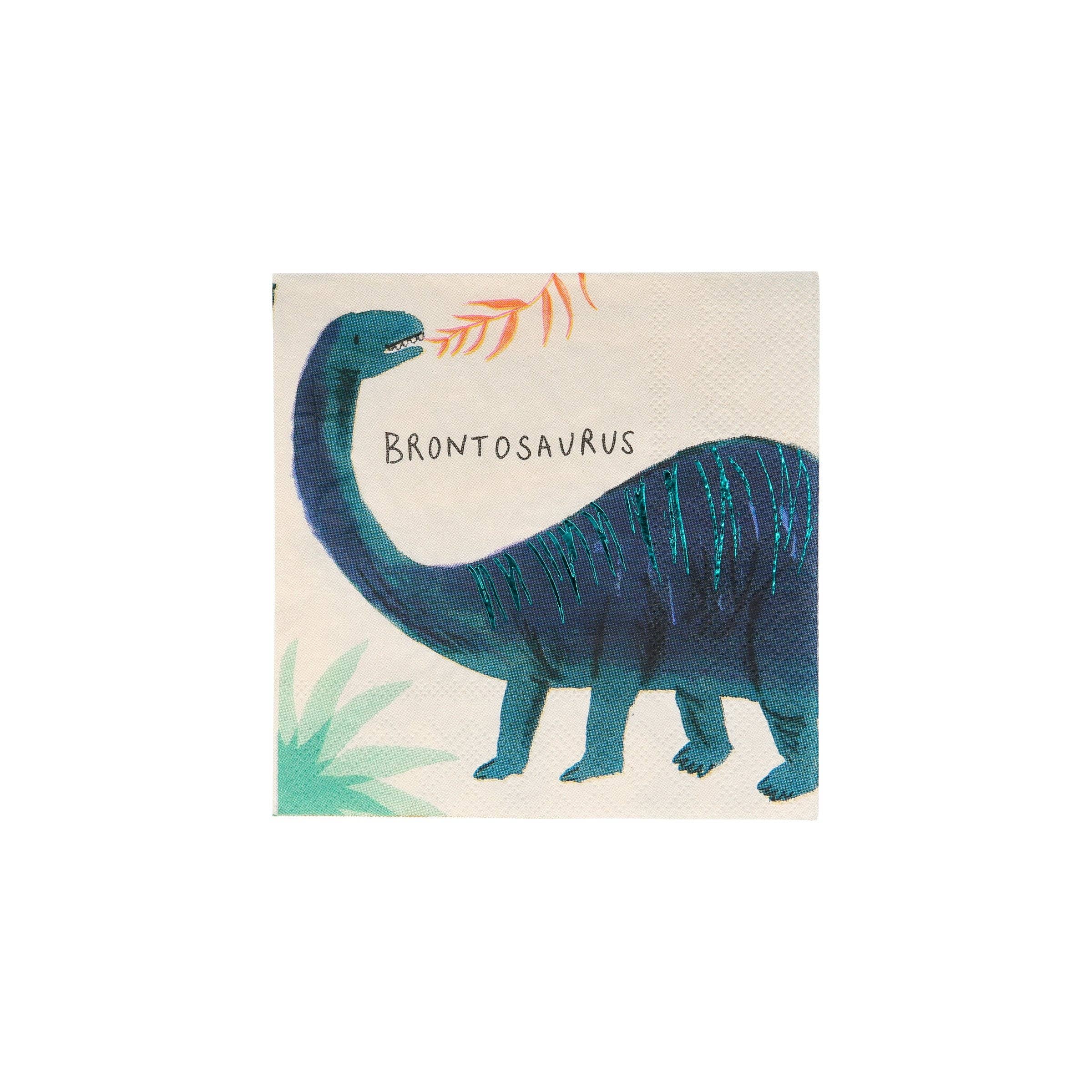 Meri Meri - Wholesale Disposable Napkin - Dinosaur Kingdom Small Napkins3