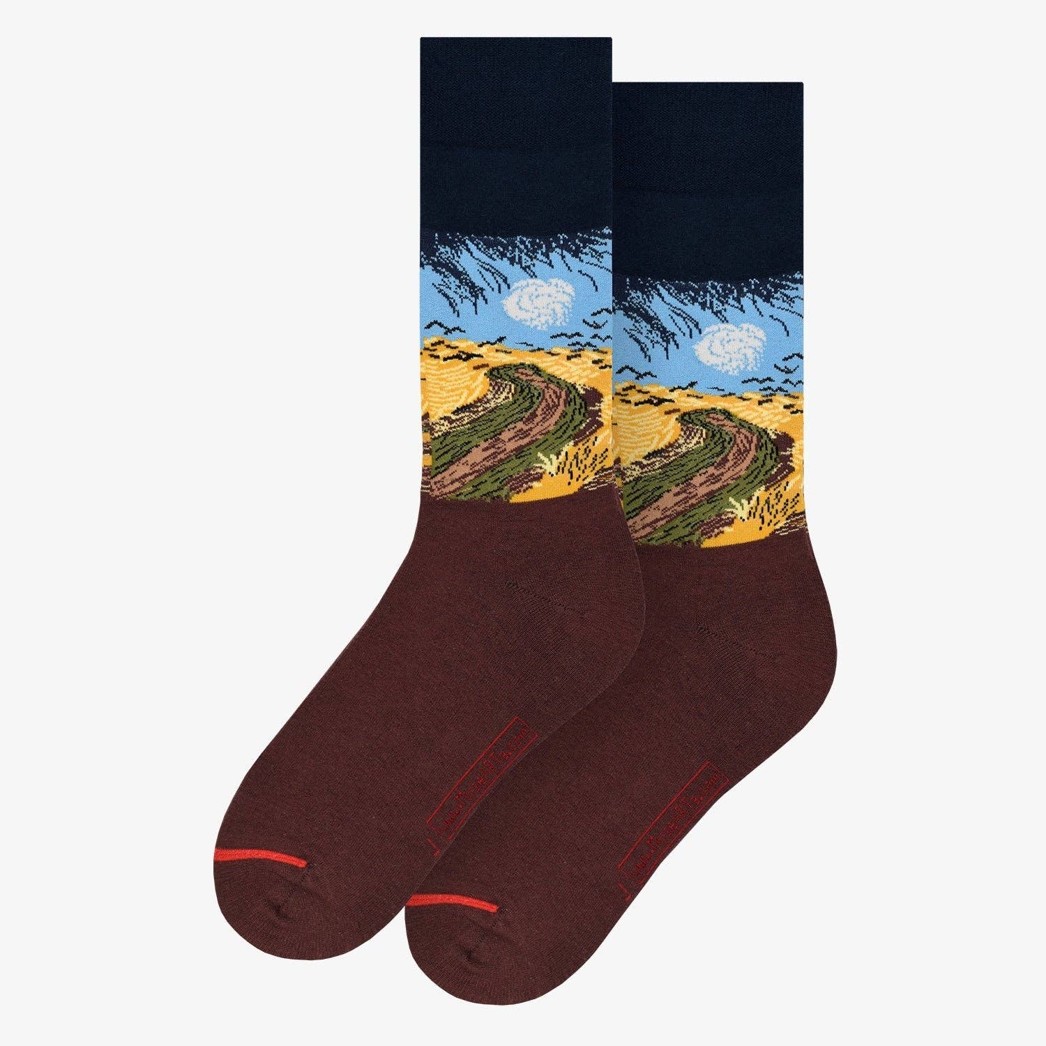 MuseARTa GmbH - Wholesale Socks - Unisex - Vincent Van Gogh - Crows Over A Wheat Field0
